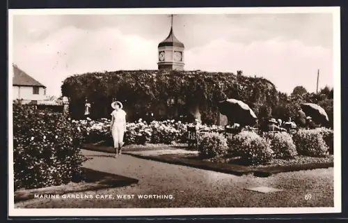 AK West Worthing, Marine Gardens Café