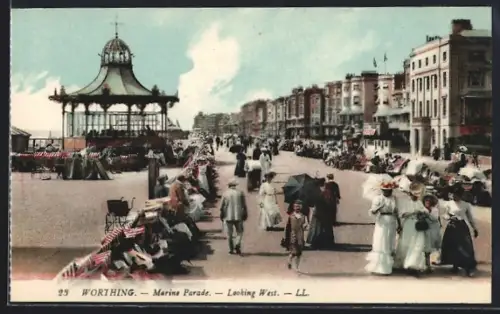 AK Worthing, Marine Parade, Looking West