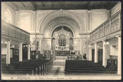 AK Worthing, St. Paul`s Church, Interior