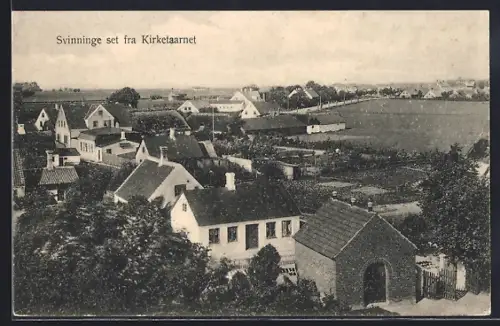 AK Svinninge, Svinninge set fra Kirketaarnet
