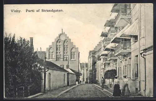 AK Visby, Parti af Strandgatan