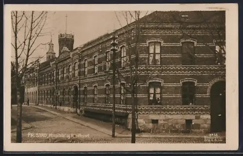 AK Fr. Stad, Hospitalet og Raadhuset