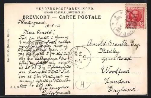 AK Klarupgaard, Haus mit Garten