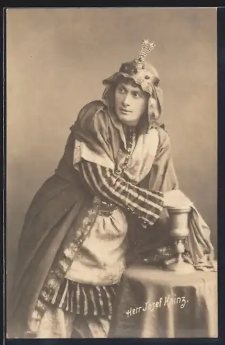 AK Schauspieler Josef Kainz als König des Morgenlandes