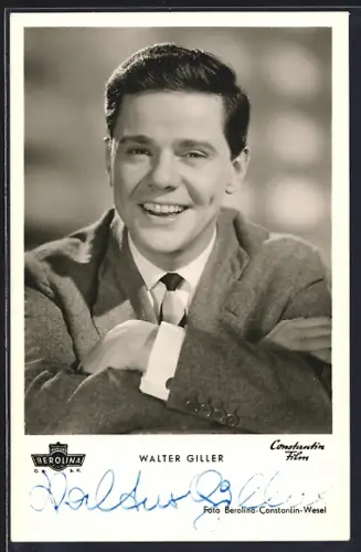 AK Schauspieler Walter Giller in dem Film Charley`s Tante