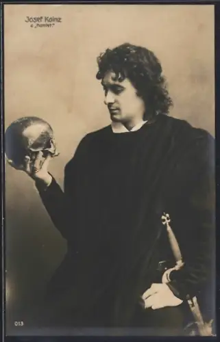 AK Josef Kainz als Hamlet