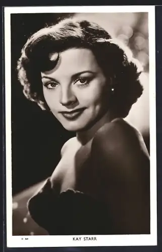AK Schauspielerin Kay Starr in dramatischem Licht