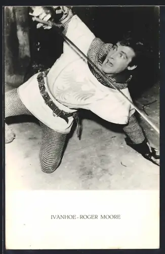 AK Schauspieler Roger Moore als Ivanhoe