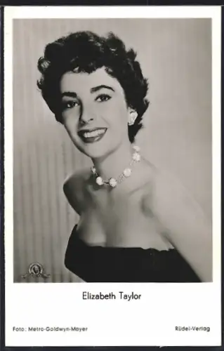 AK Schauspielerin Elizabeth Taylor in Symphonie des Herzens