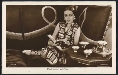 AK Schauspielerin Dolores Del Rio, Portrait