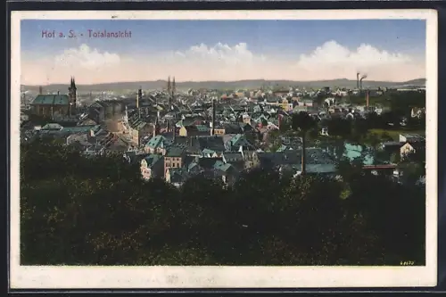 AK Hof a. S., Totalansicht
