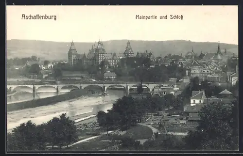 AK Aschaffenburg, Mainpartie und Schloss