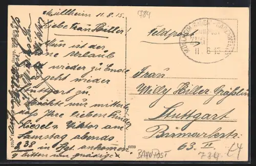 AK Müllheim i. B., Stadtansicht