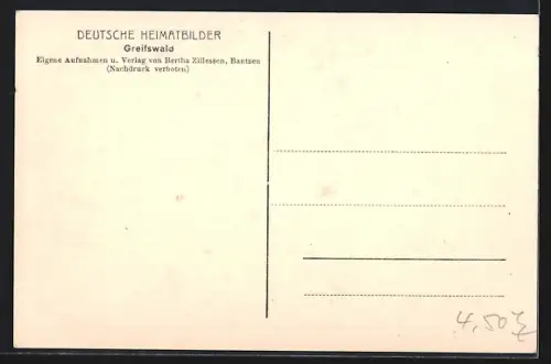 AK Greifswald, Markt, Marienkirche