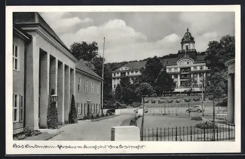 AK Bad Liebenstein, Am Kurhotel Der Kaiserhof