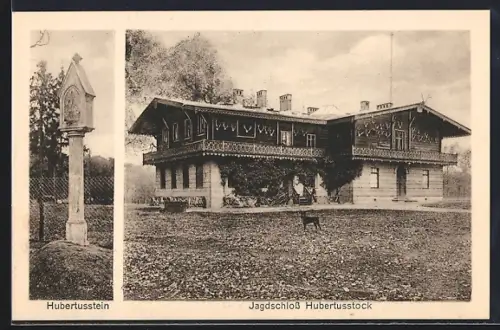 AK Hubertusstock, Jagdschloss, Hubertusstein