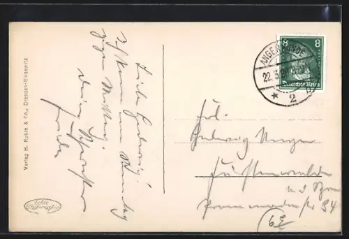 AK Fürstenwalde a. d. Spree, Rathaus, Marienkirche