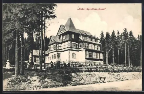 AK Friedrichroda, Hotel Spiessberghaus, Inh. Curt Lauxmann