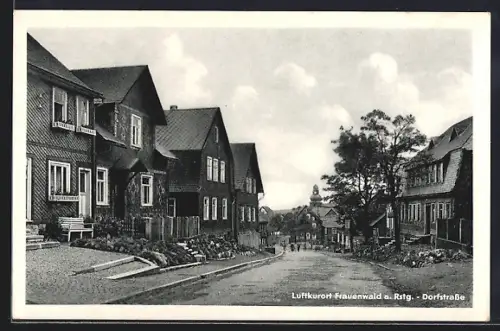 AK Frauenwald a. Rstg., Dorfstrasse