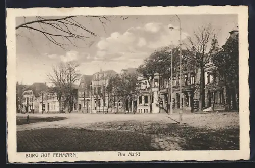 AK Burg auf Fehmarn, Am Markt