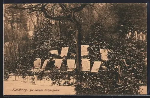AK Flensburg, Dänische Kriegergräber