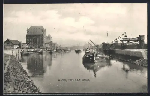 AK Worms, Partie am Hafen
