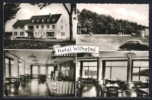 AK Auderath /Cochem, Hotel Wilhelmi, Innenansichten, Aussenansicht