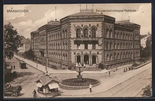 AK Saarbrücken, Bergwerksdirektions-Gebäude