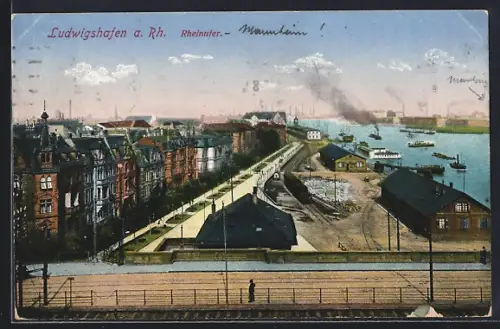 AK Ludwigshafen a. Rh., Rheinufer