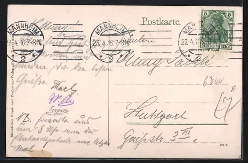 AK Ludwigshafen a. Rh., Rheinufer