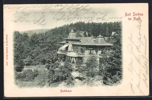 AK Bad Sachsa im Harz, Badehaus