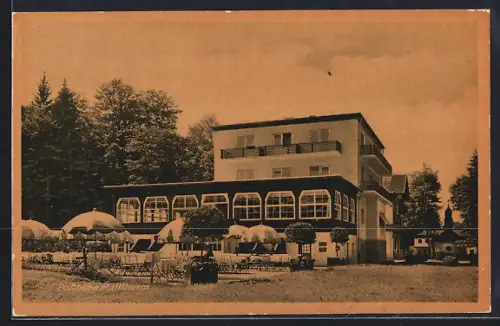 AK Bischofswiesen, Gasthaus Passhöhe Hallthurm