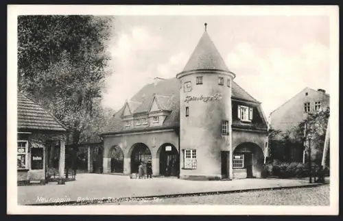 AK Neuruppin, Bahnhof Rheinsberger Tor