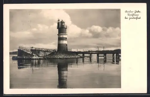 AK Friedrichsort, Kieler Förde, Leuchtturm