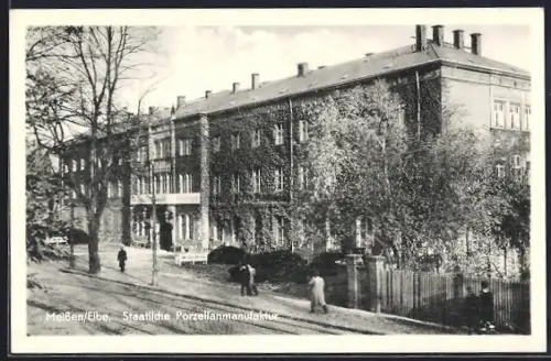 AK Meissen /Elbe, Staatliche Porzellanmanufaktur, 250 Jahre Meissner Porzellan 1960