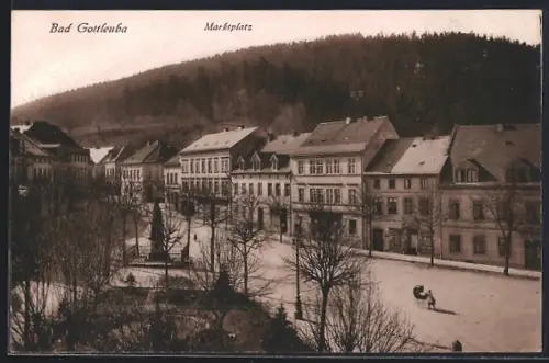 AK Bad Gottleuba, Marktplatz