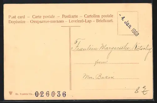 AK Leipzig, Rossplatz mit Mägdebrunnen, Neues Rathaus