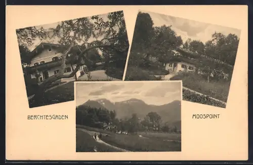 AK Berchtesgaden, Moospoint, Gebäudeansichten