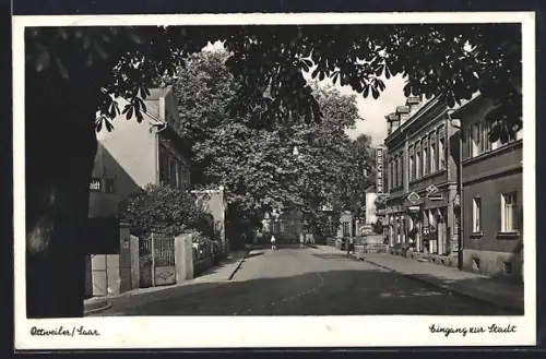 AK Ottweiler /Saar, Eingang zur Stadt