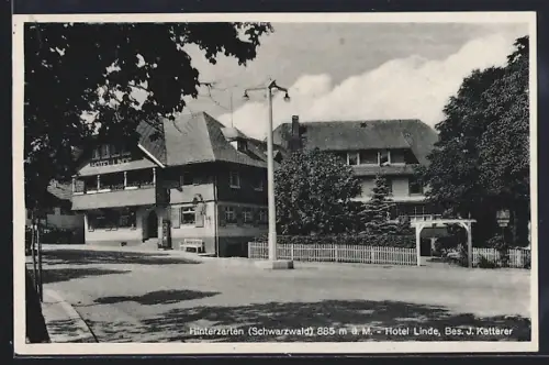 AK Hinterzarten / Schwarzwald, Hotel Linde