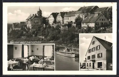 AK Bad Friedrichshall-Jagstfeld / Neckar, Gasthaus und Metzgerei Schöller