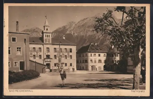 AK Bad Reichenhall, Marktplatz