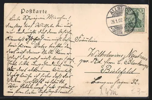 AK Allstedt, Schloss, Panorama, Ortsansicht