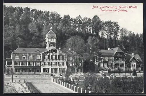 AK Bad Blankenburg /Thür. Wald, Sanatorium am Goldberg