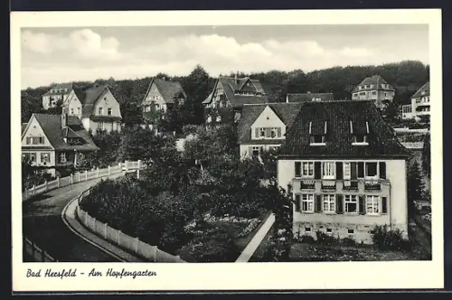 AK Bad Hersfeld, Am Hopfengarten, Wohnhäuser