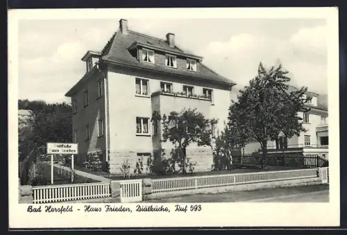 AK Bad Hersfeld, Haus Frieden, Diätküche