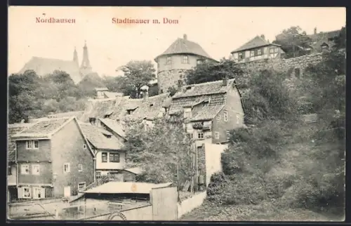 AK Nordhausen, Stadtmauer, Dom