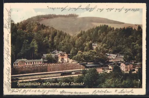 AK Rentzschmühle im Elstertal, Hotel Steinicht