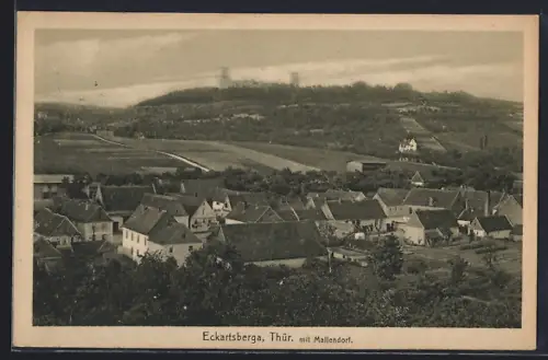AK Eckartsberga /Thür., Ortsansicht