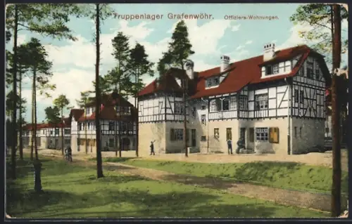 AK Grafenwöhr, Truppenlager, Offiziers-Wohnungen